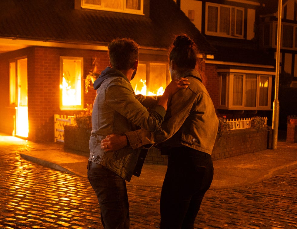 david platt, shona platt house fire, coronation street