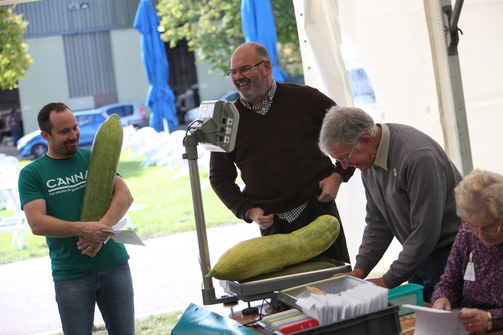 David Thomas at weigh in at Malvern Autumn Show