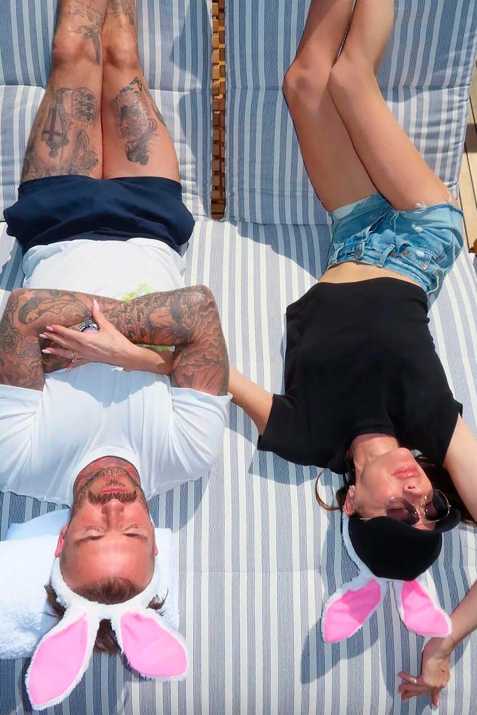 los beckham de vacaciones con su familia