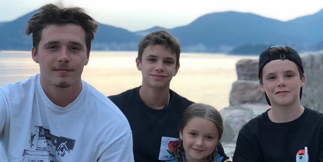 Los hijos de los Beckham los hijos de los beckham