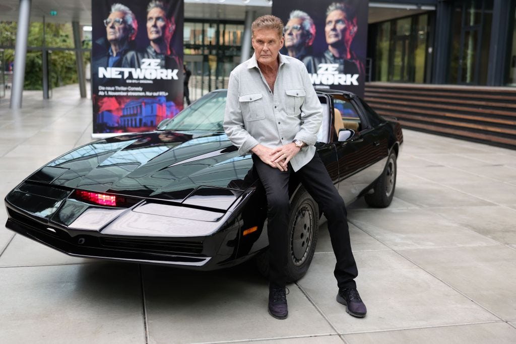 David Hasselhoff Negocia Una Nueva Película De El Coche Fantástico