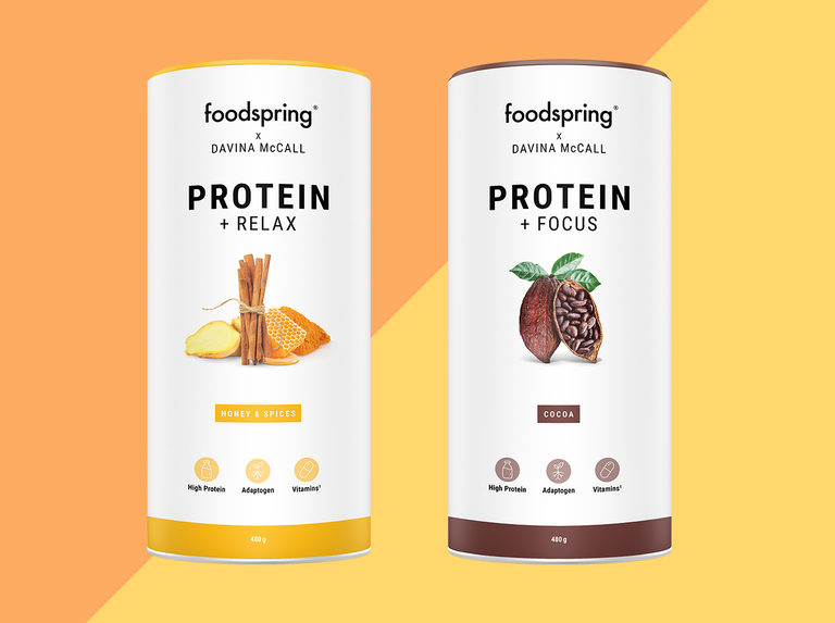 foodspring x davina mccall protein powder review