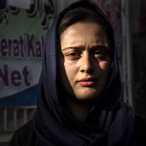 kabul, afg  august 8  dawlatt naimati , 22, from kunduz stands outside the herat kabul internet cafe applying for the special immigrant visa siv on august 8, 2021 in kabul, afghanistan many afghans are in dire need of support to get assistance with the forms, and the human resources letters needed as in some cases, years have passed since they held their jobsthe biden administration expanded refugee eligibility for afghans as the taliban escalates violence in the war torn country photo by paula bronstein getty images