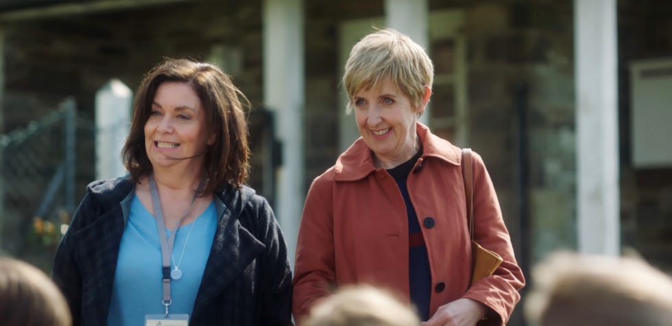 Julie Hesmondhalgh, Dawn French and Maggie Cole in Trouble
