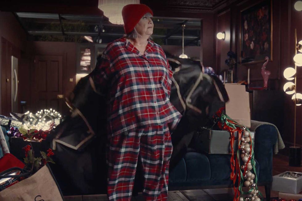 dawn french pjs marks spencer christmas advert