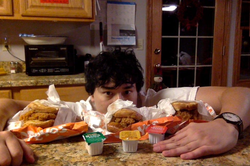Meal, Junk food, Food, Eating, Snack, Dish, Cuisine, Fast food, Brunch, Breakfast, 