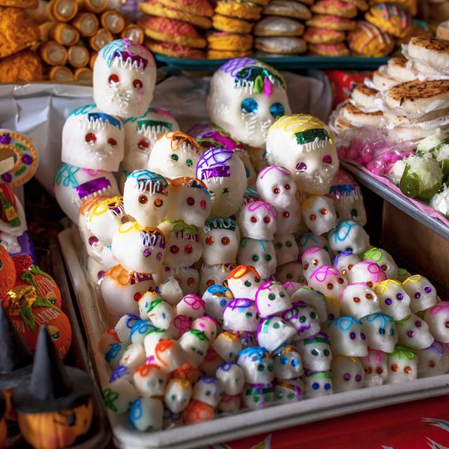day of the dead candies and traditional sweetss