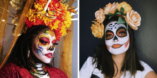 7 Best Day Of The Dead Makeup Ideas 2020 - Sugar Skull Makeup Tutorials