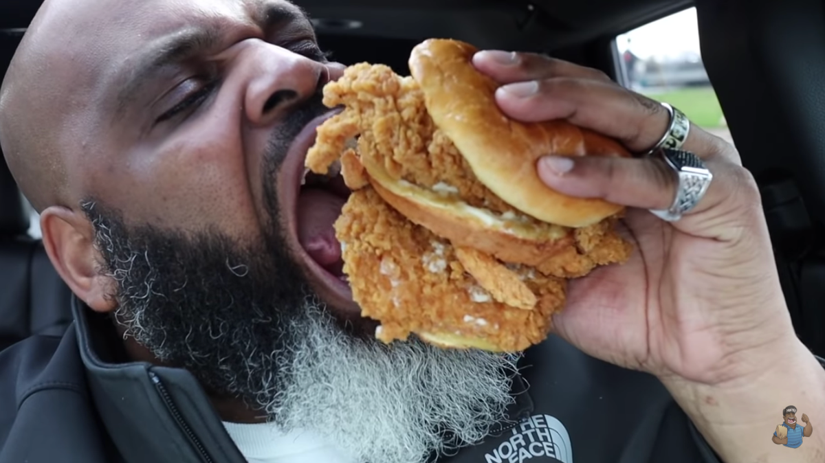 preview for Daym Drops Explains If The Popeyes Chicken Sandwich Is Worth All The Hype In This Sour Candy Challenge