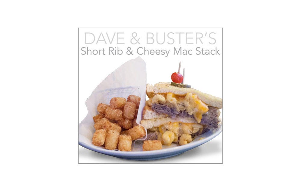 Short Rib & Cheesy Mac Stack