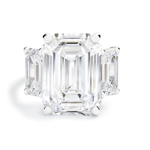 debeers 15 carat d flawless emerald cut diamond
