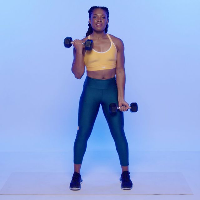 A Simple and Effective Upper-Body Dumbbell Workout to Hit Your Arms, Back,  and Chest