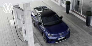 2021 volkswagen id4 at charging station