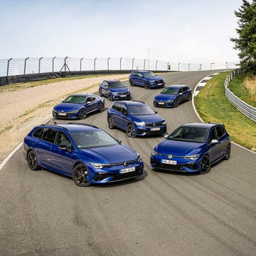 volkswagen r fleet in the “mausefalle” at bilster berg