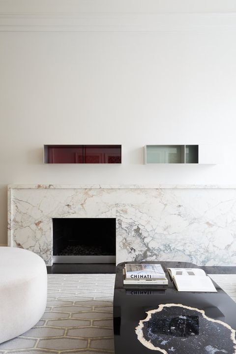 Marble Fireplace Ideas — 20 Designer Rooms With Marble Fireplaces