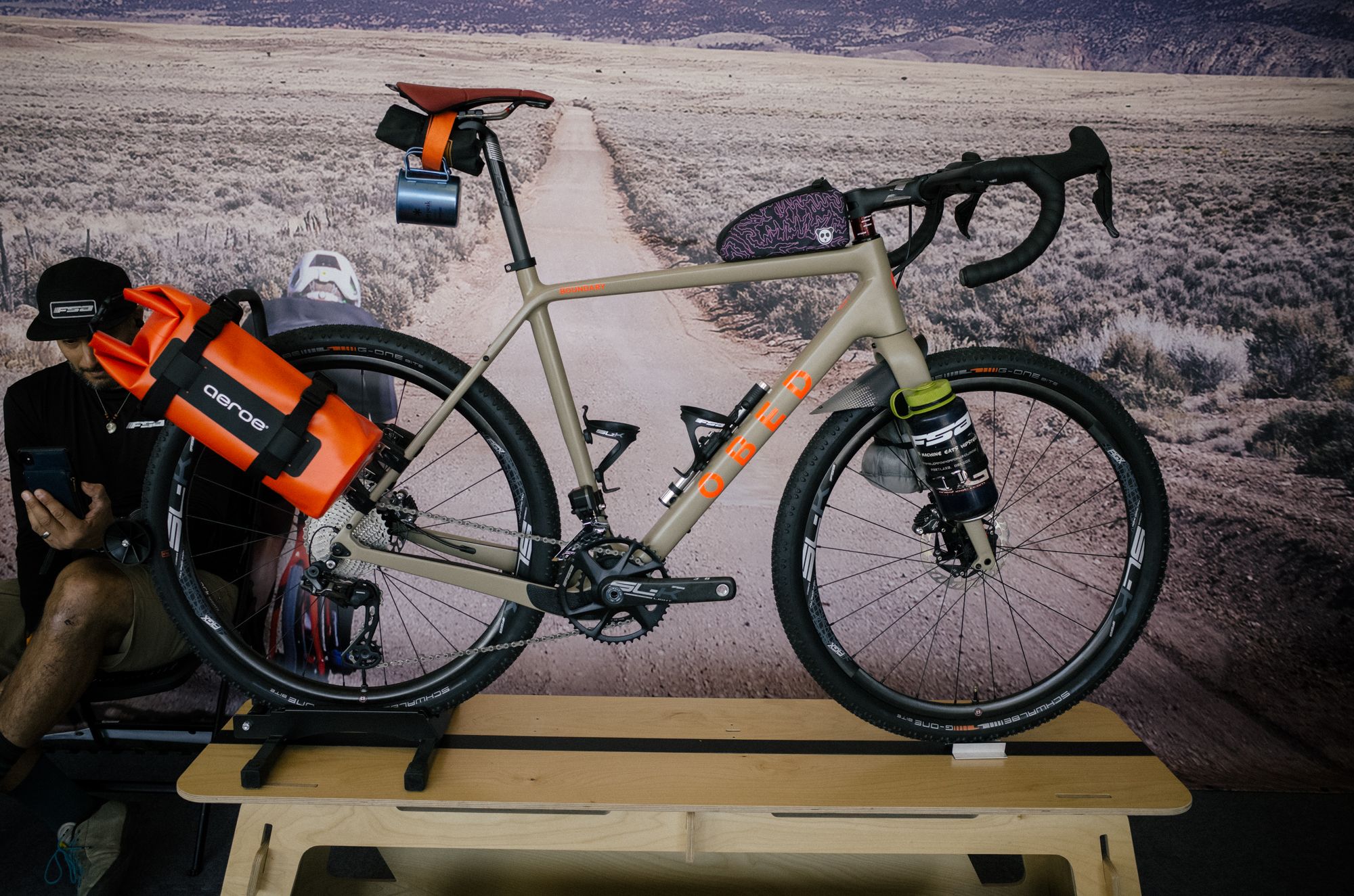 There were a lot of get-out-there adventure bikes all over the show. 