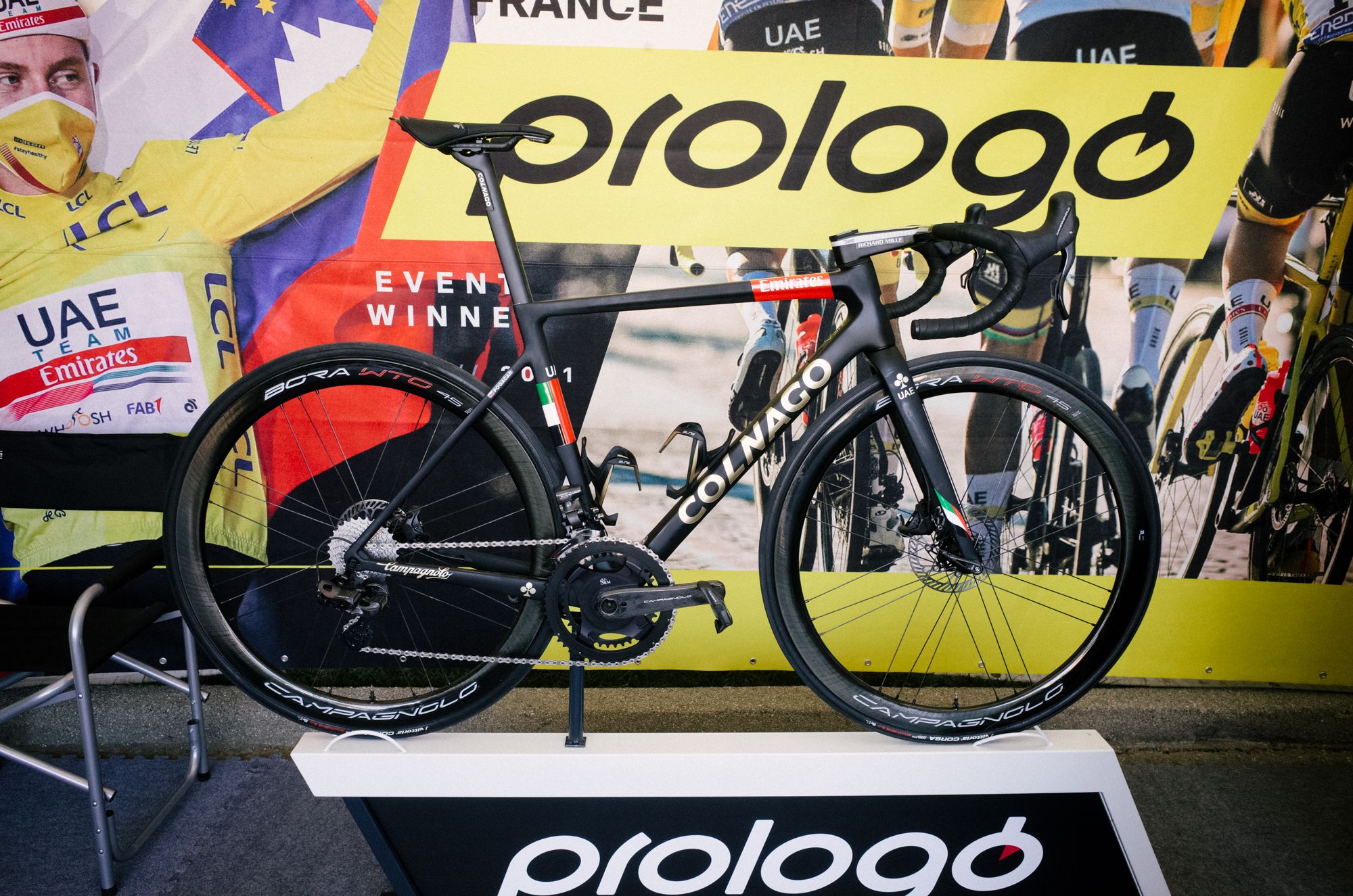 It’s amazing that a brand as old as Colnago had not won the Tour, until 2020. The V3Rs shown here is very light but personally, we still love the look and ride of the C64. 