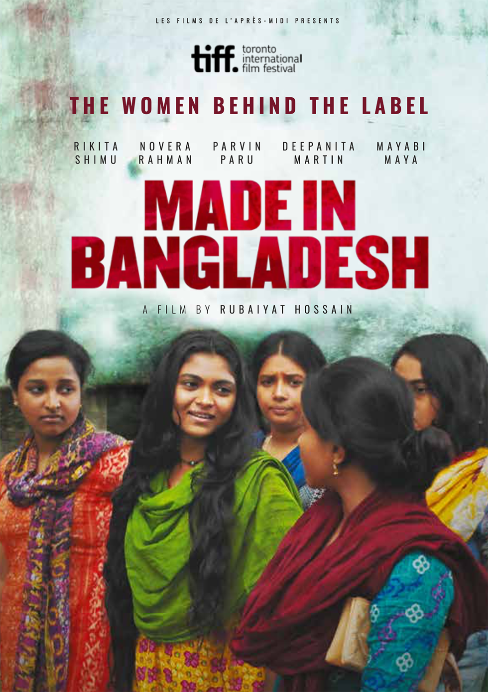 la locandina di ﻿﻿made in bangladesh ﻿, della regista rubaiyat hossain