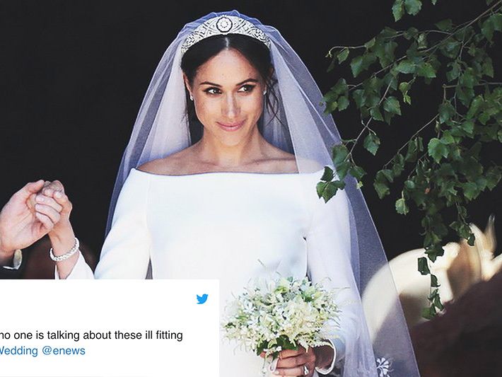 Twitter Doesn't Love Meghan Markle's Dress - Twitter Is Calling Meghan  Markle's Wedding Gown Ill-Fitting and Boring