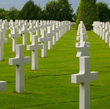 Begraafplaats Normandië slachtoffers Tweede Wereldoorlog