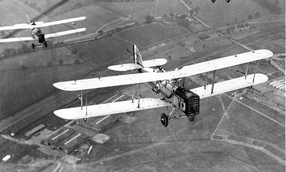 de havilland dh4 aircraft at the hendon display 1925