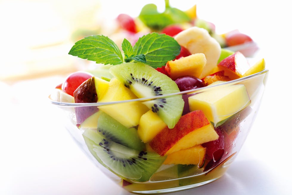 een heerlijke fruitsalade