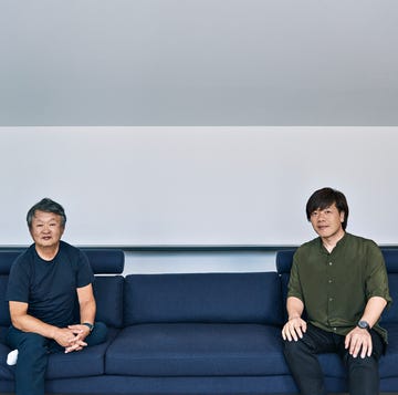 naoto fukasawa and keiichiro hirano sitting on a couch
