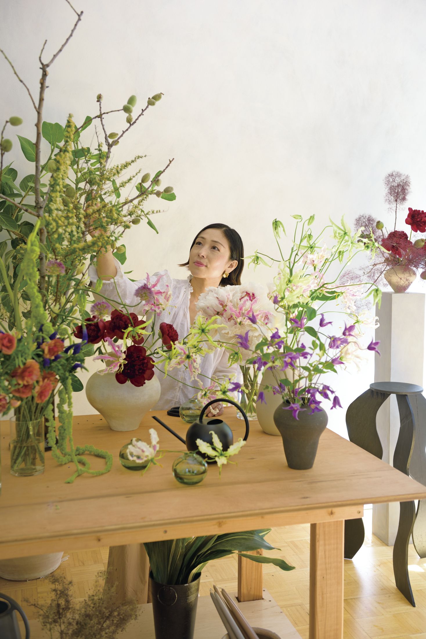 ニューヨークで注目を浴びる永田絵梨子の花の世界 | ELLE DECOR
