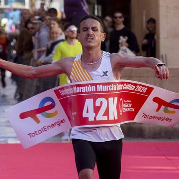 abdellah taghrafet, ganador de la maraton de murcia
