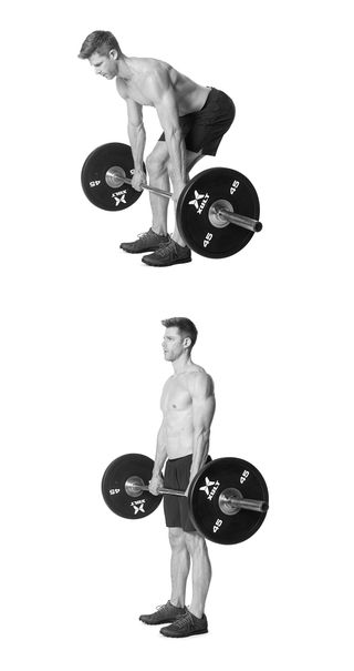 Deadlift, Exercise equipment, Weightlifting, Physical fitness, Standing, Weights, Barbell, Weight training, Shoulder, Arm, 