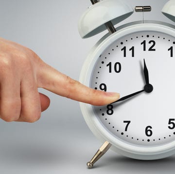 deadline concept, hand stop time on classic clock