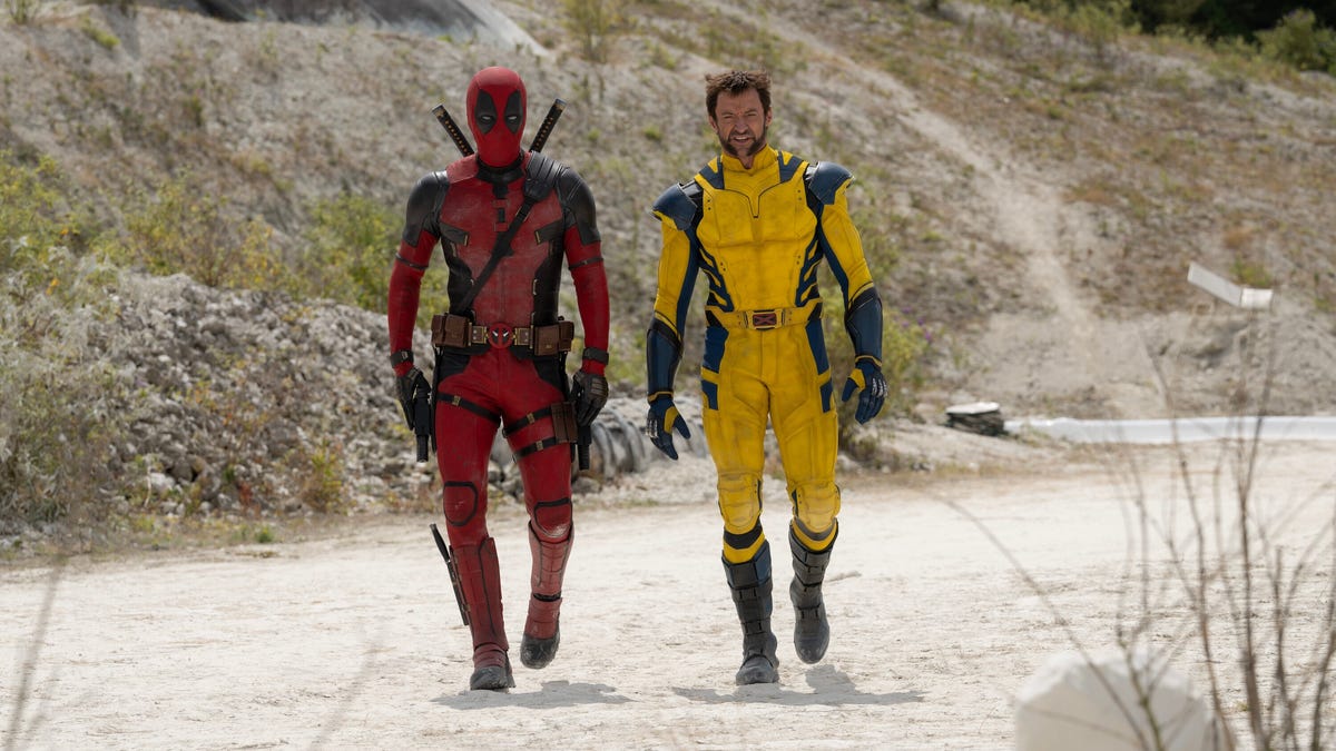 Video player poster image preview for Deadpool & Wolverine stars talk the movie's new villain and unexpected moments