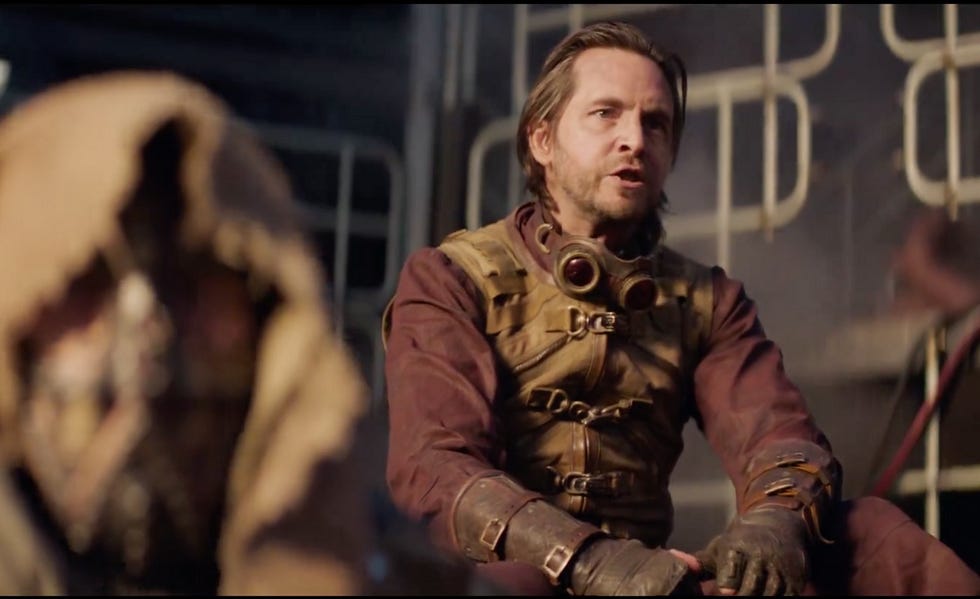 pyro looks angry in a scene from deadpool and wolverine