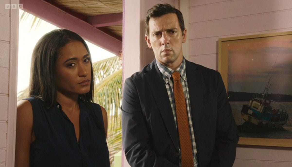 Death in Paradise season 11 airs Neville and Florence twist