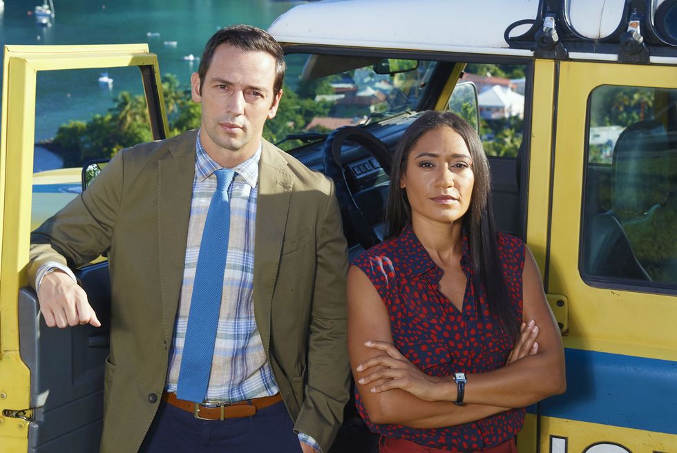 neville parker and florence cassell, death in paradise