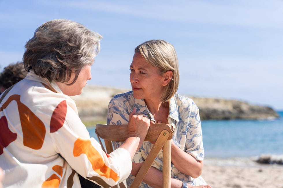 deborah findlay as ruth, nicola walker as hannah, the split barcelona
