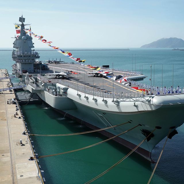 china hainan sanya shandong aircraft carrier