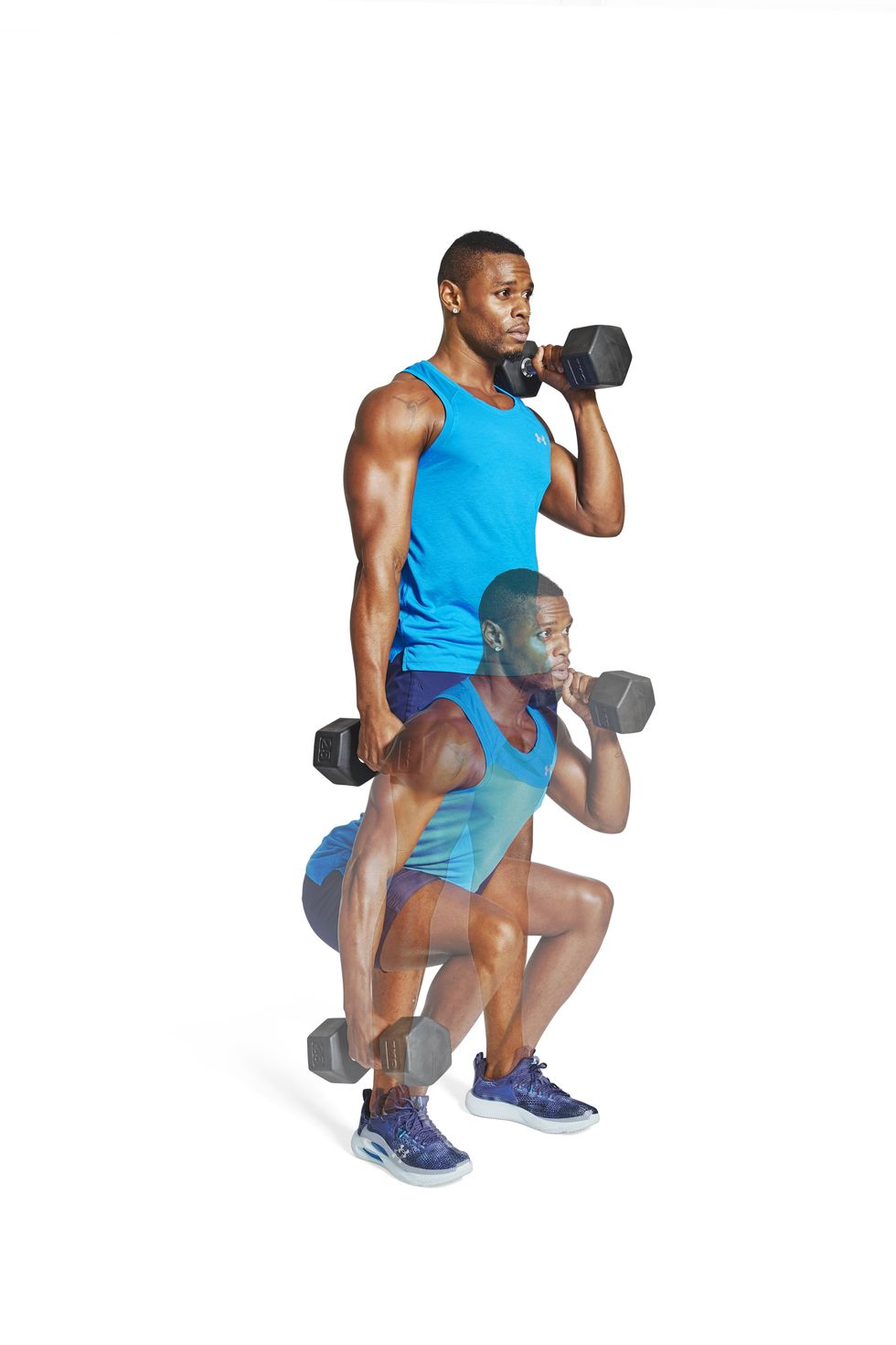 mixed rack squat muscle building, arms, strength, dumbbell exercise, workout