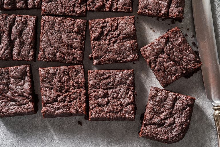 decadent vegan brownies