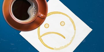 decaf frowny face