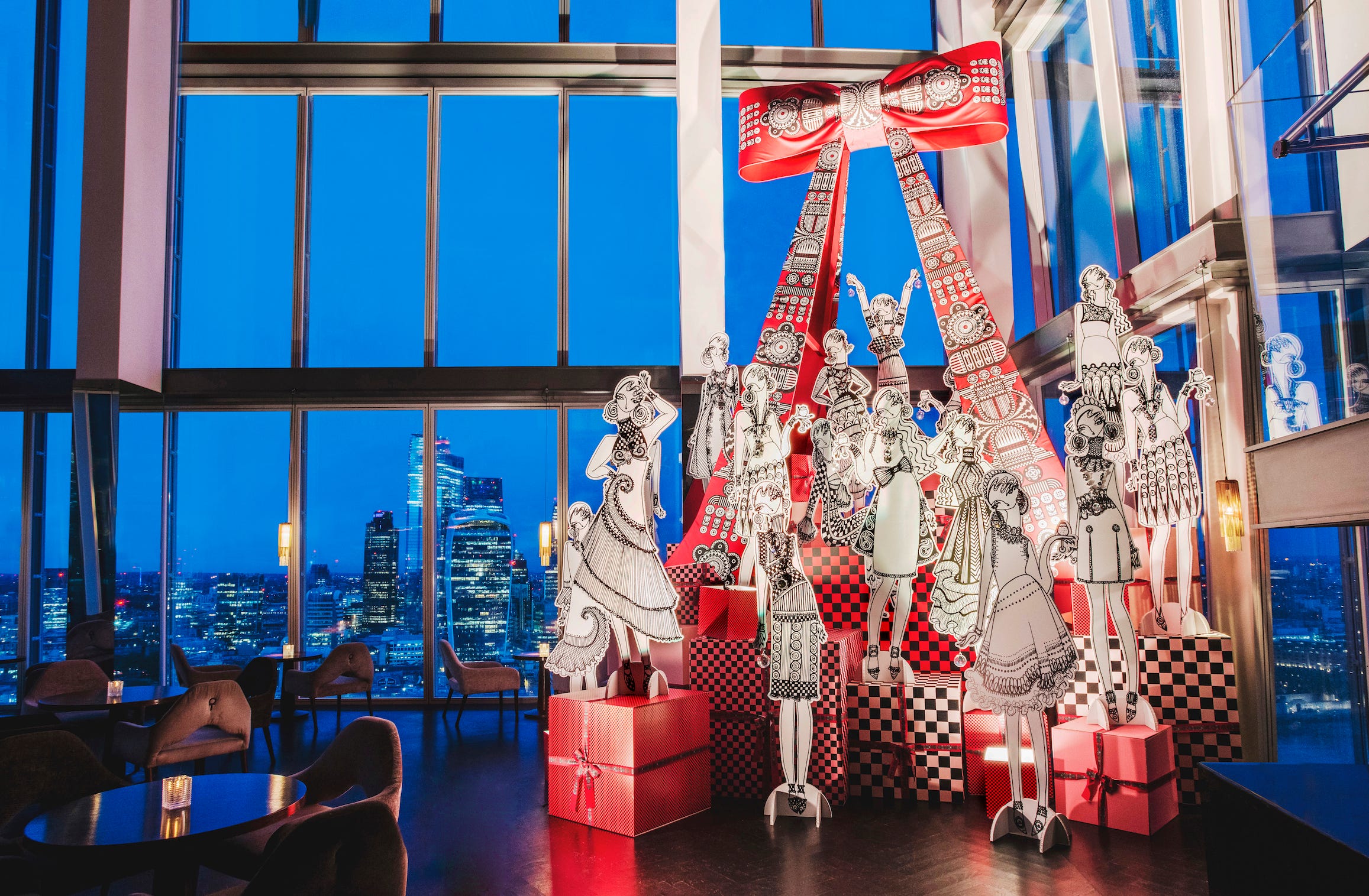 The Shard christmas tree holly fulton