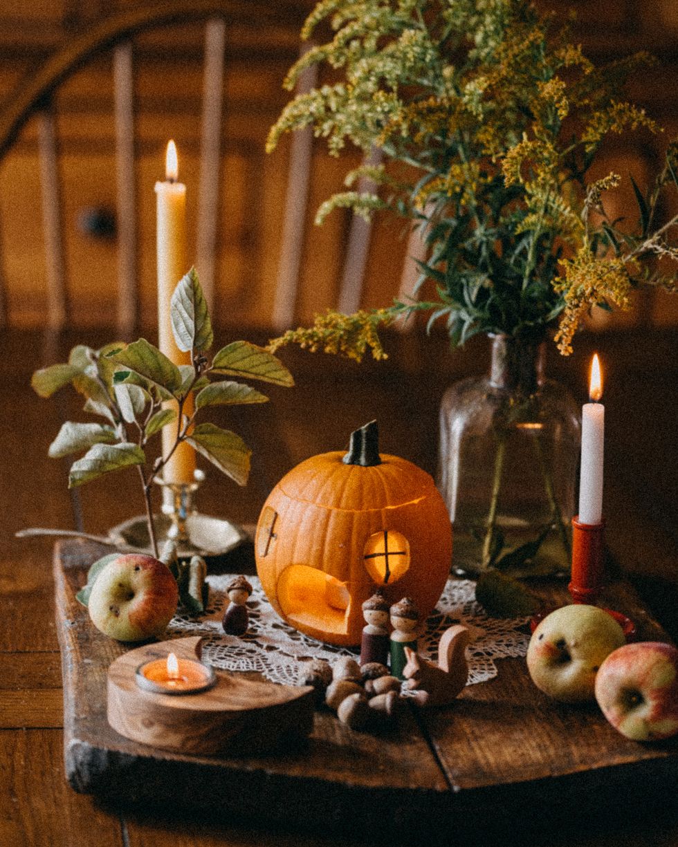 decoracion halloween casa, decoracion halloween mesa, decoracion halloween calabaza