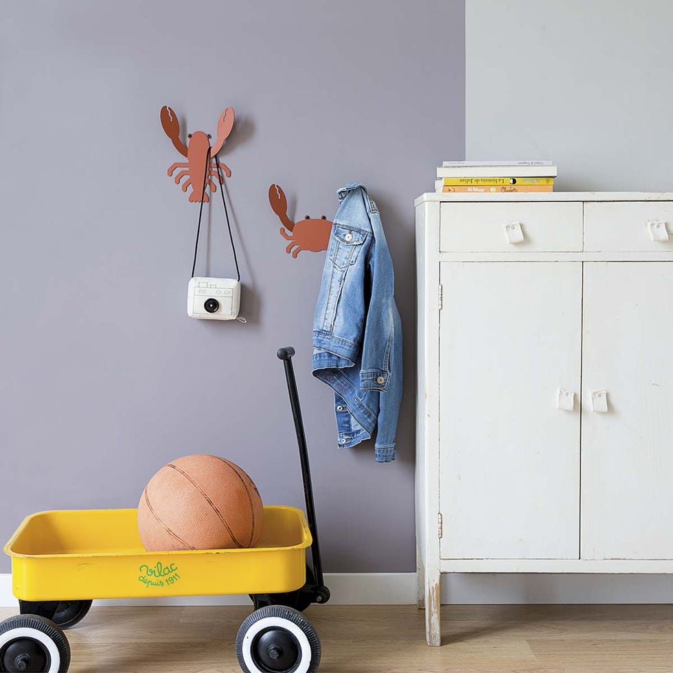 Colgadores de pared con forma de cangrejo