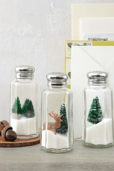 decoracion navidada cocina saleros