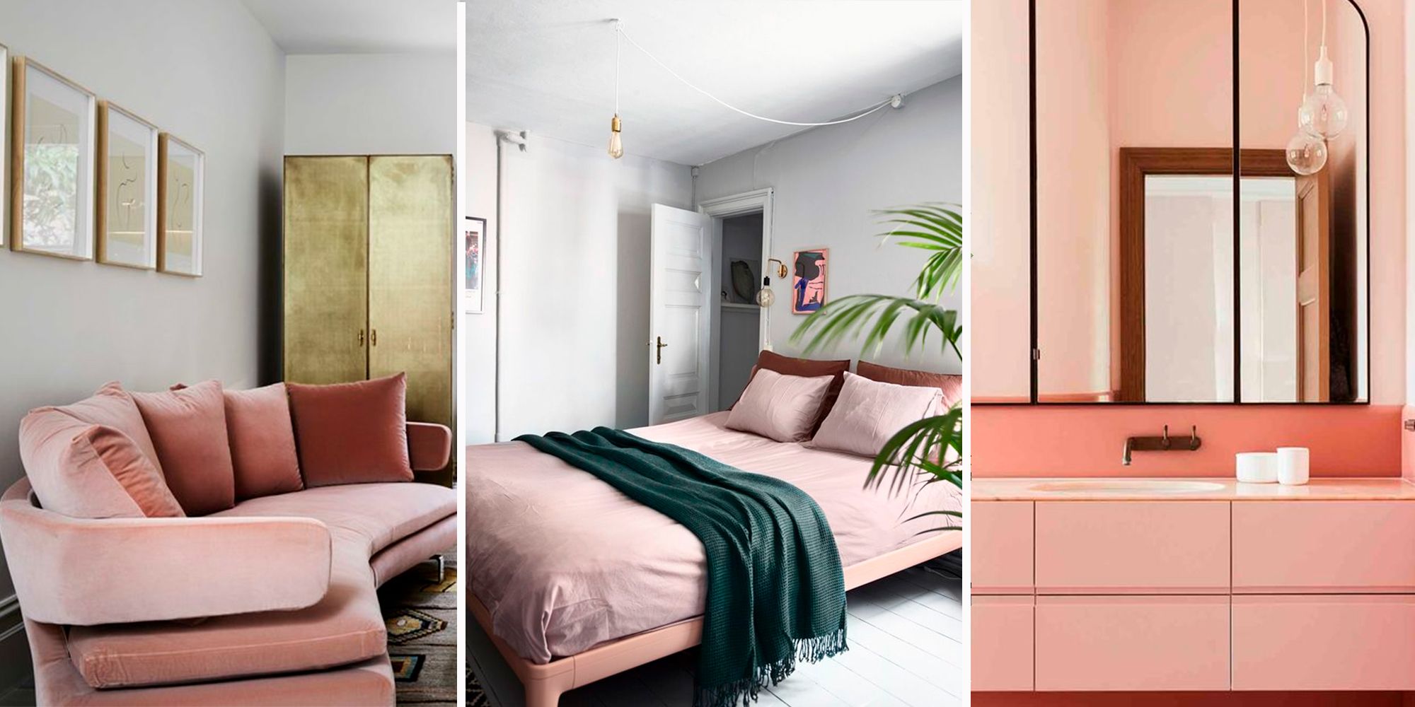 Inútil escalera mecánica mini Color rosa palo: 25 ideas para decorar con el color de moda