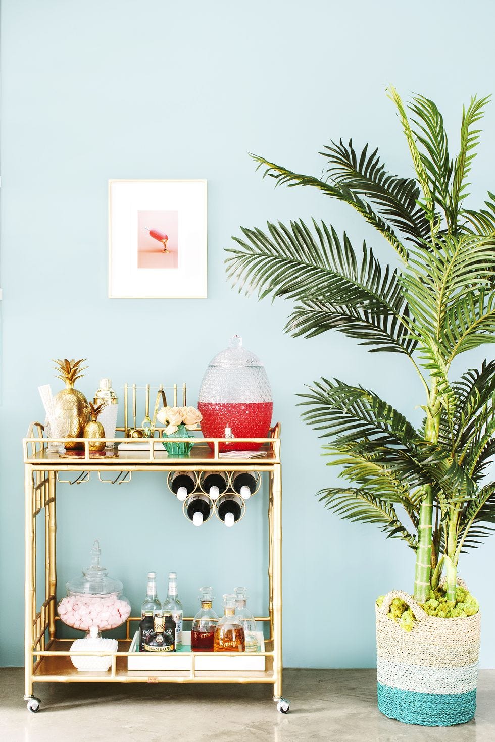 decorate with plants