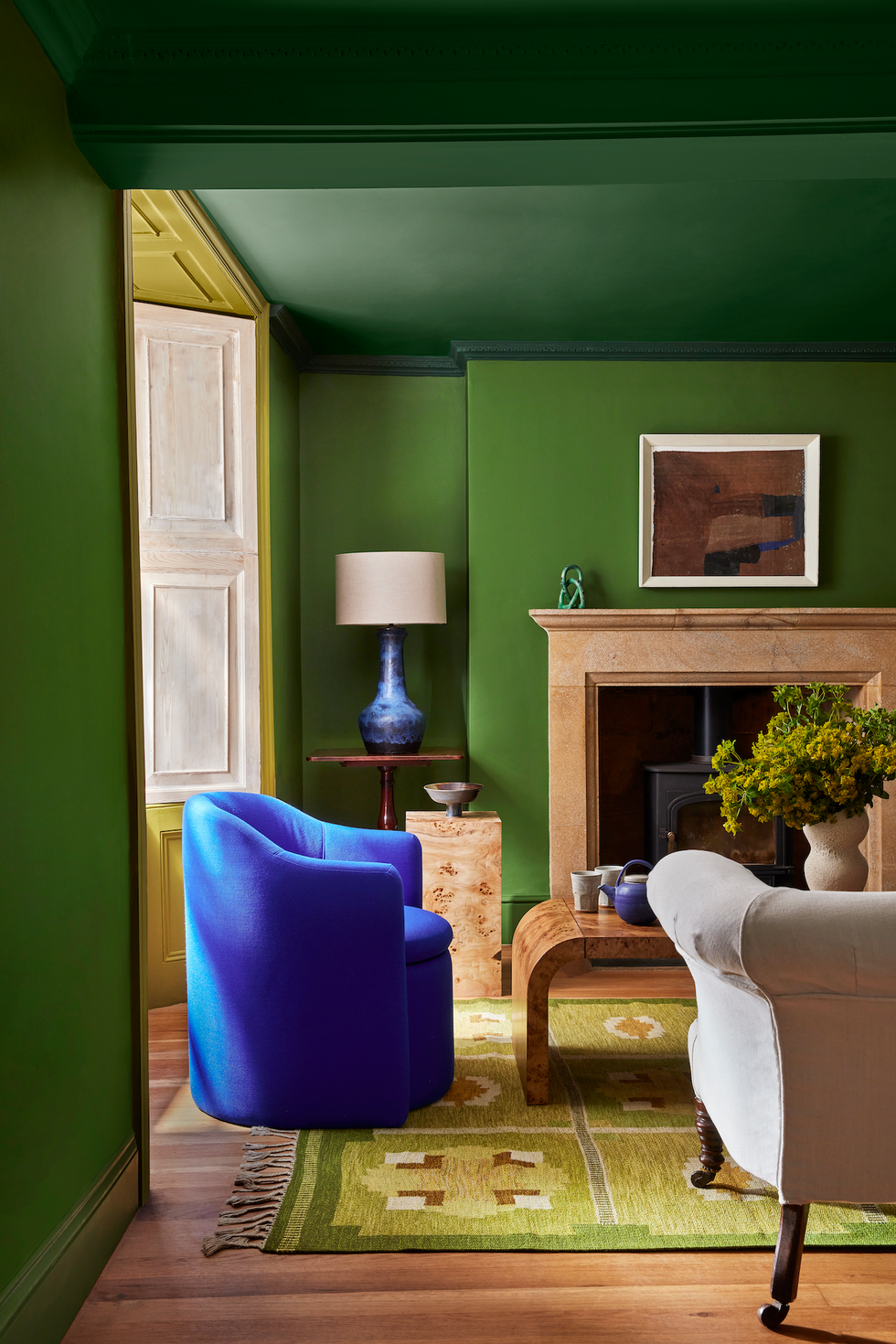 green living room