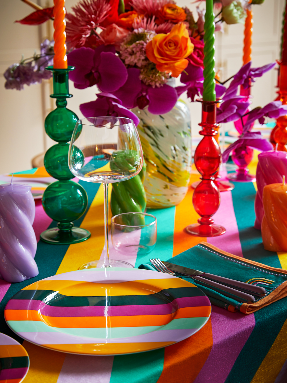 liberty olivia rubin striped tablescape