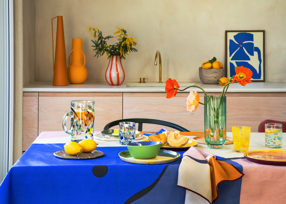 colourful tablescape