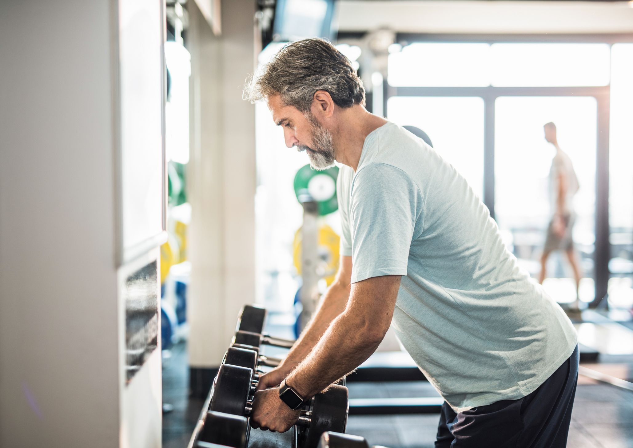 Men Over 40 Can Do the Bent-Over Dumbbell Row for Back Strength pic
